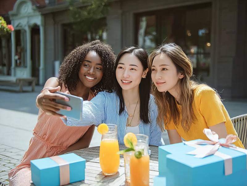 闺蜜聚会 欢乐自拍图片