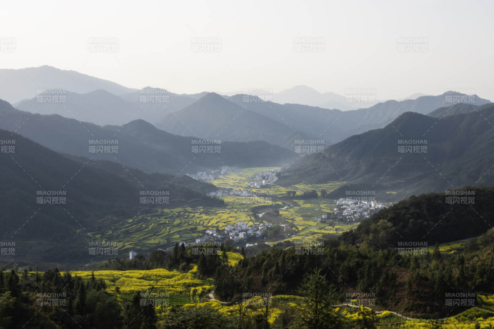 山间春色如画图片