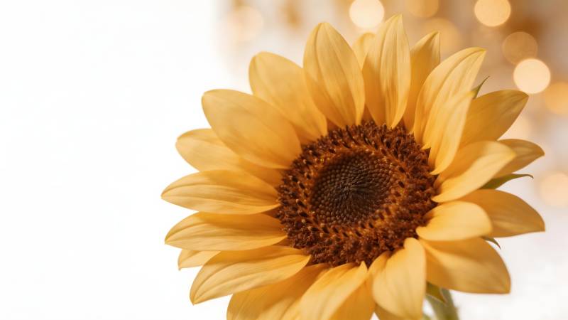 向日葵绽放图片