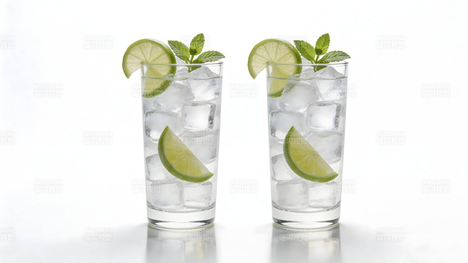 清凉薄荷青柠饮图片