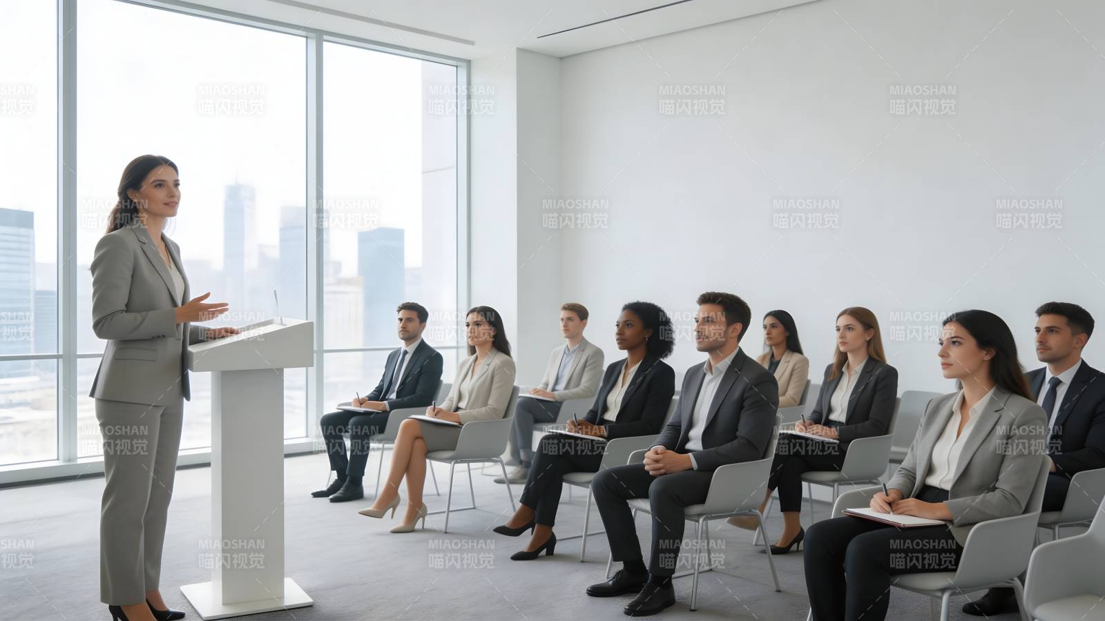 职场演讲现场图片