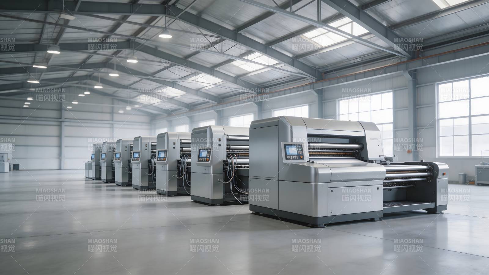 现代化印刷车间图片