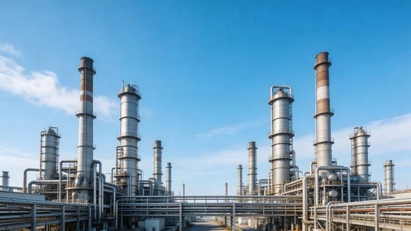 工业厂区全景图片