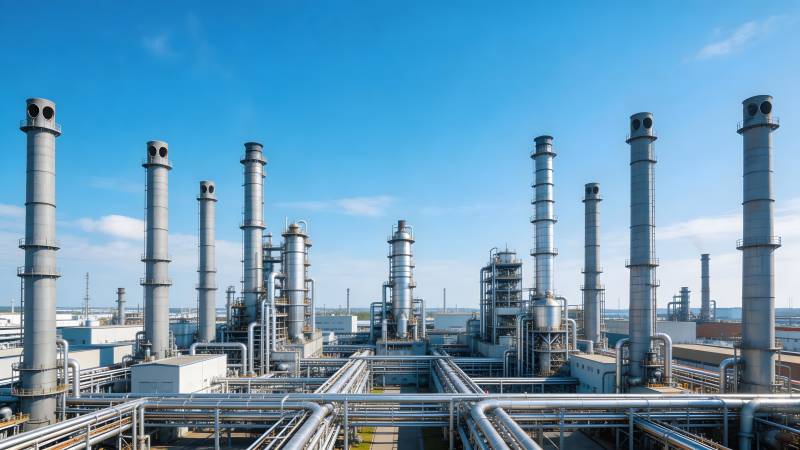 工业厂区全景图片