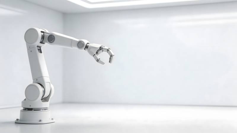 智能机械臂展示图片