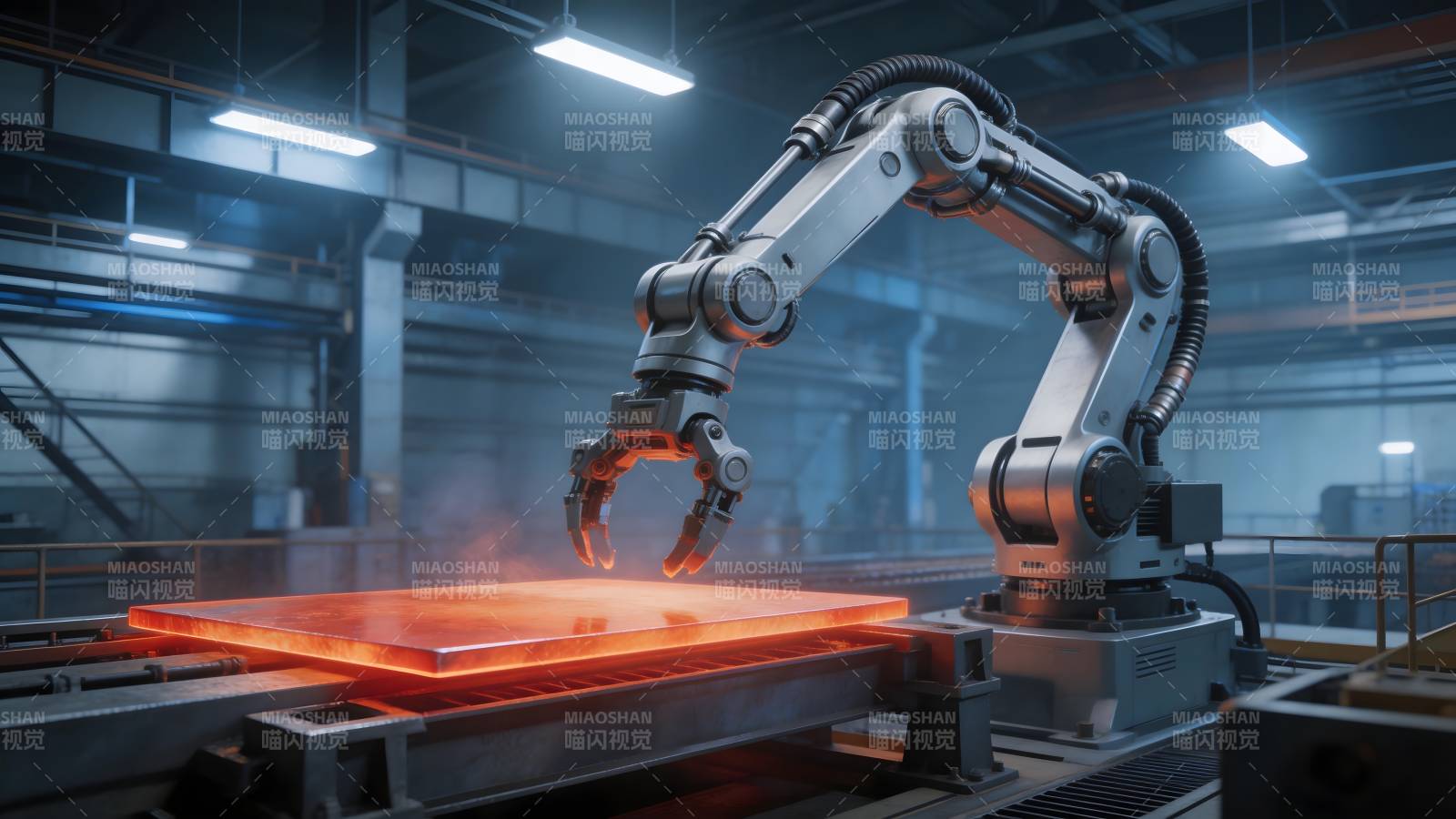 智能机械臂作业图片