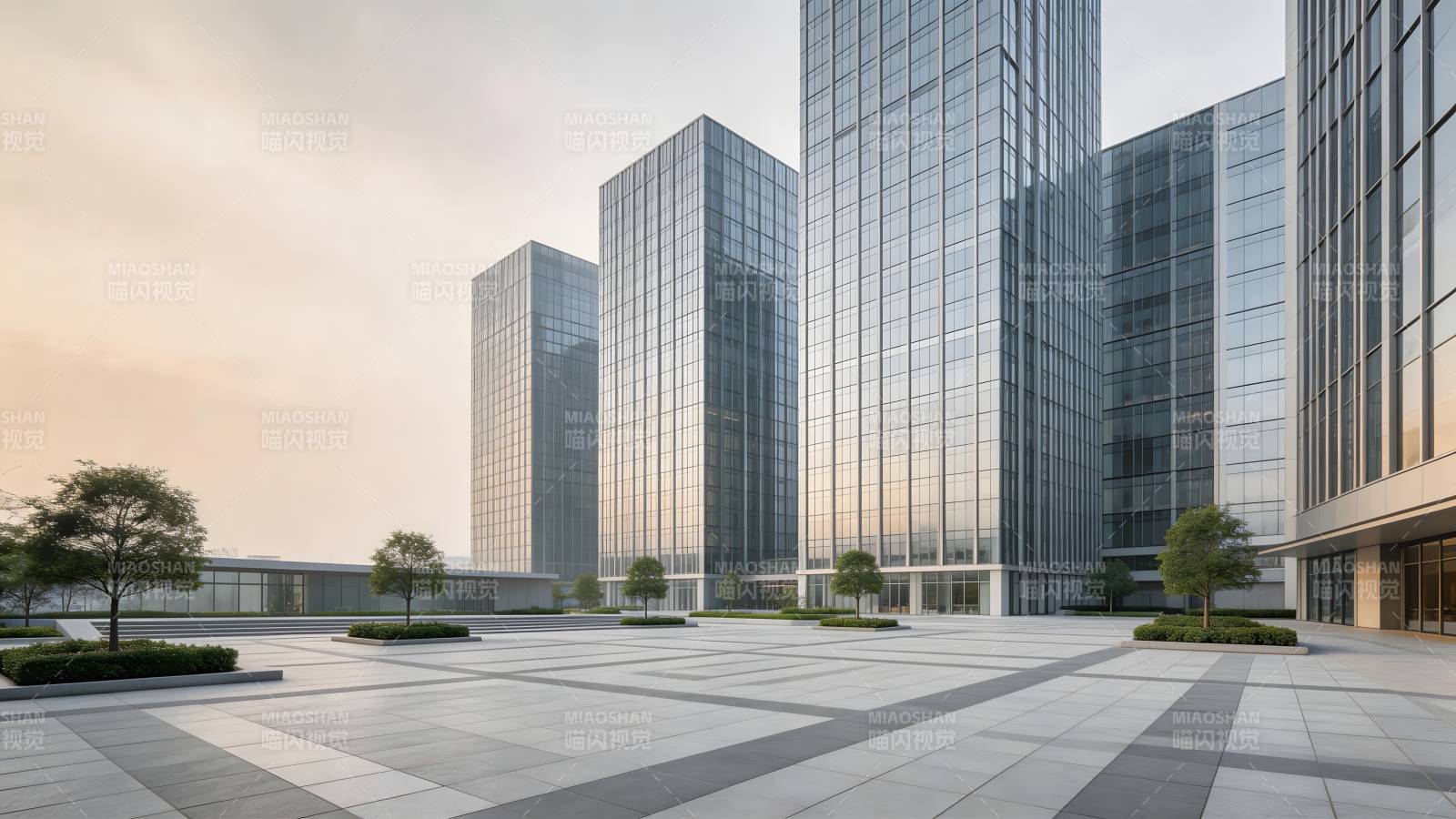 现代都市建筑群图片