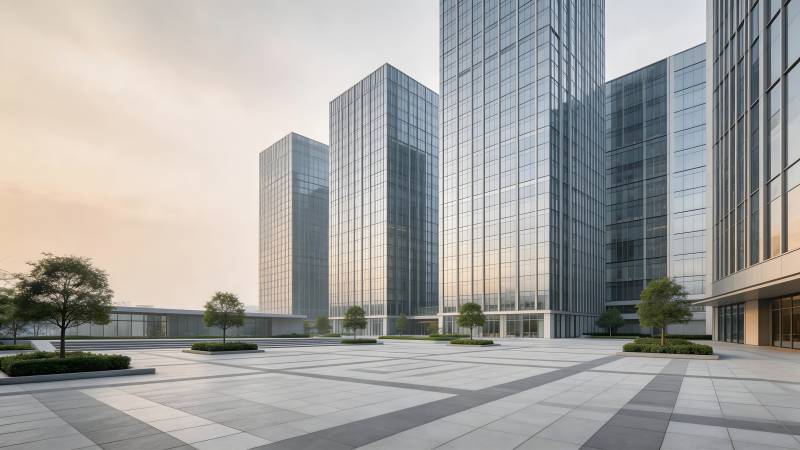 现代都市建筑群图片