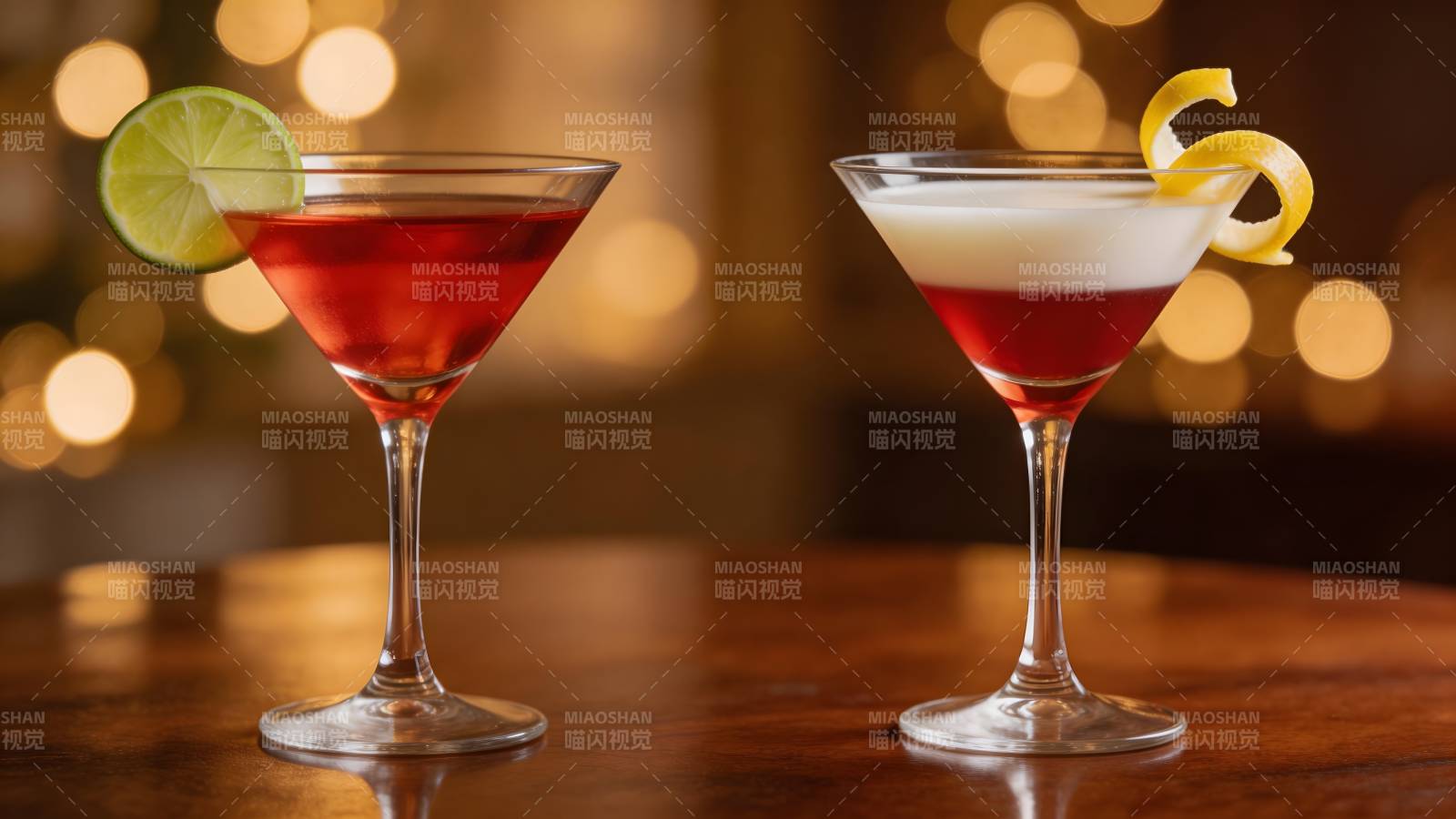 双杯鸡尾酒 风情万种图片