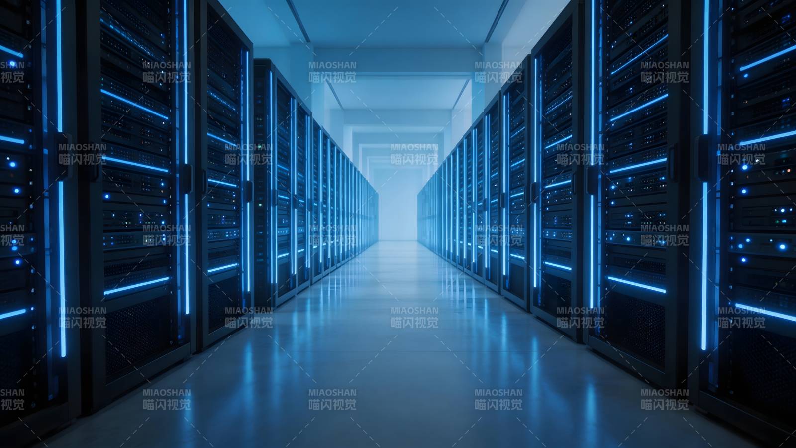数据中心走廊图片