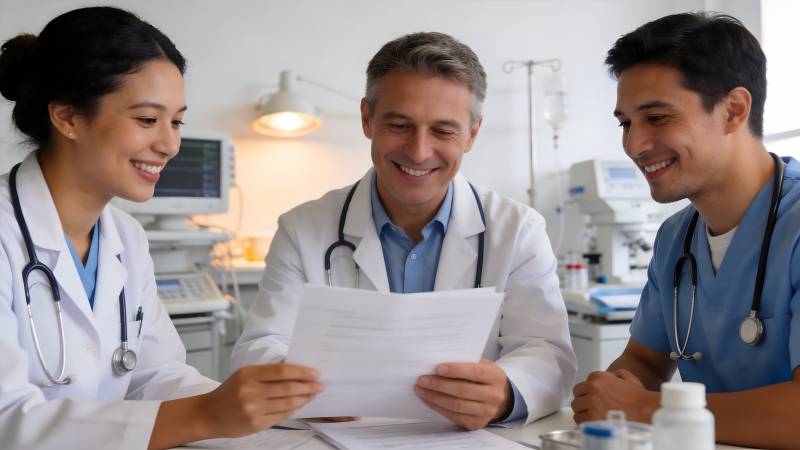 医生团队共阅病历图片