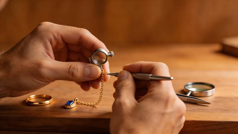 匠心修缮珠宝图片