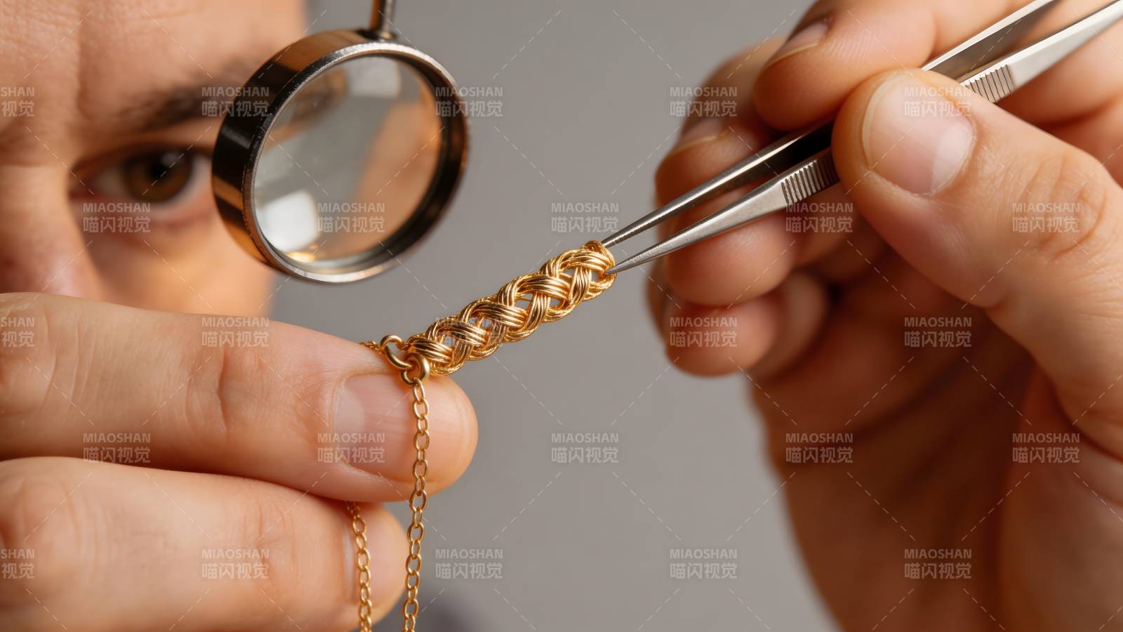 珠宝匠精修金链图片