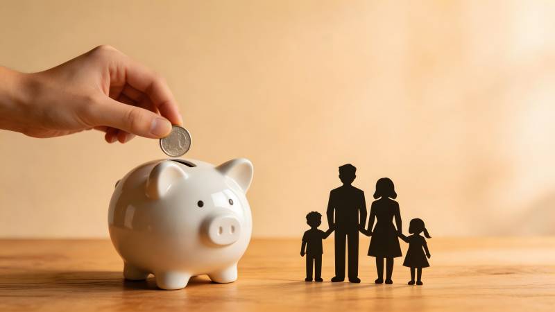 家庭理财 积少成多图片