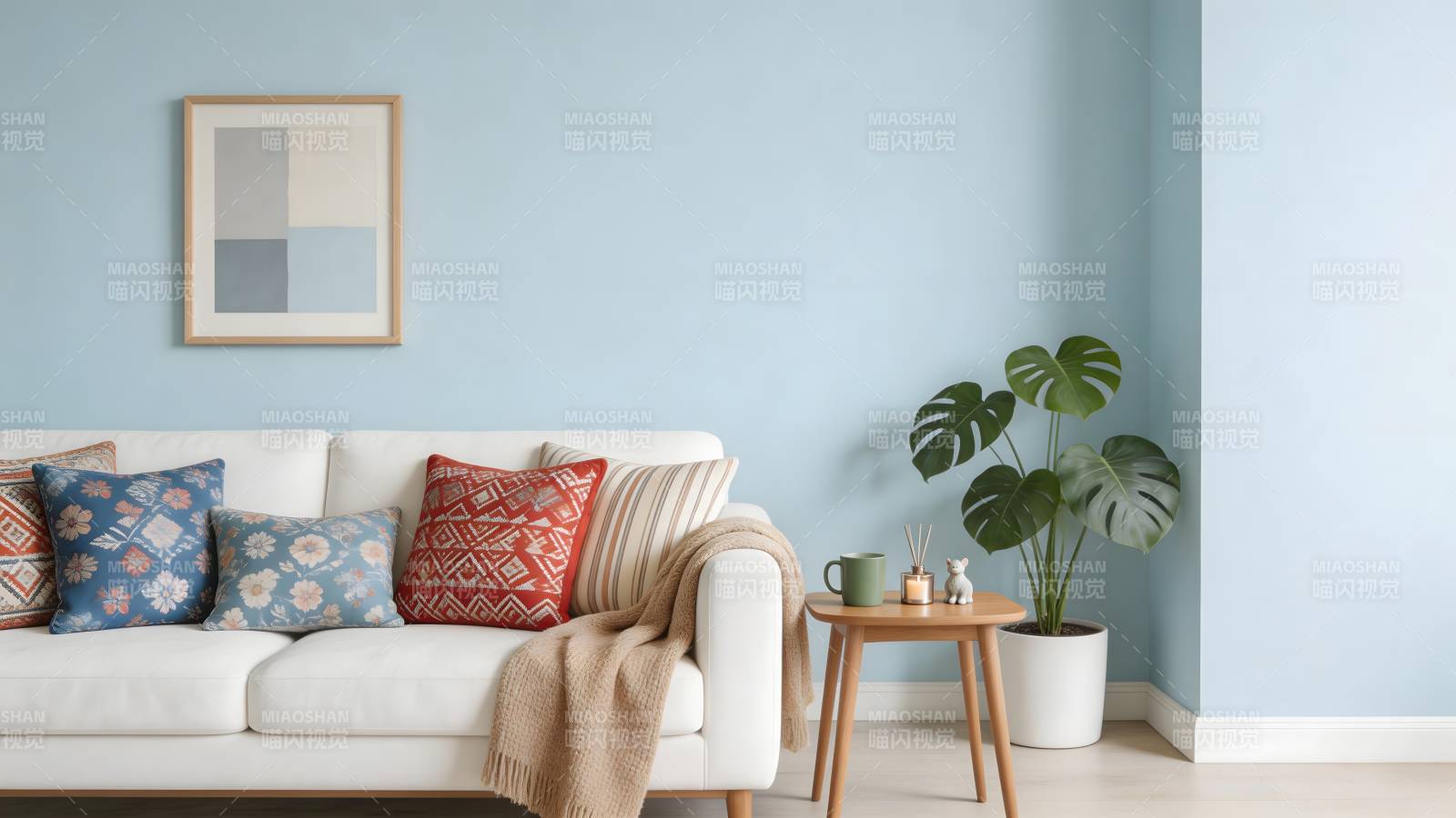 简约客厅一角图片