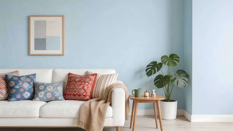 简约客厅一角图片