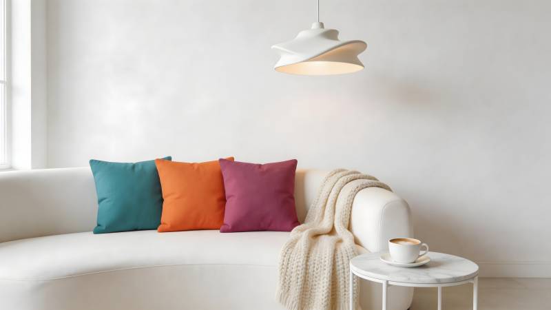 简约客厅一角图片