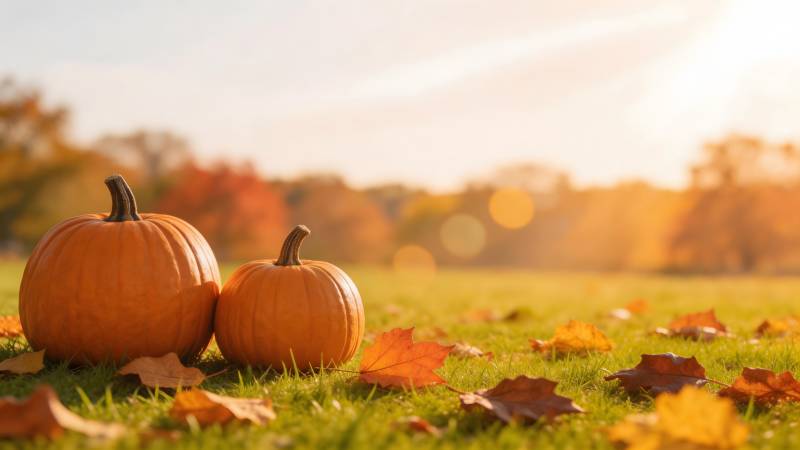 秋日南瓜静景图片