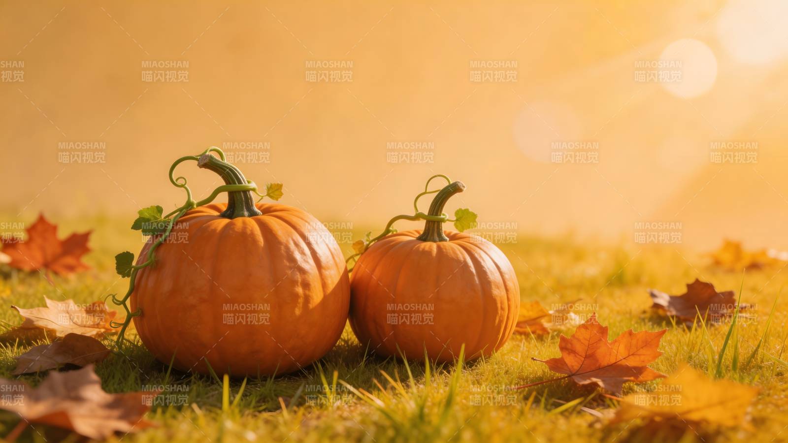 秋日南瓜静景图片