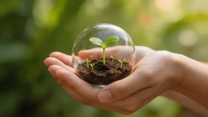 守护绿色希望图片