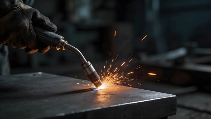 焊接作业现场图片