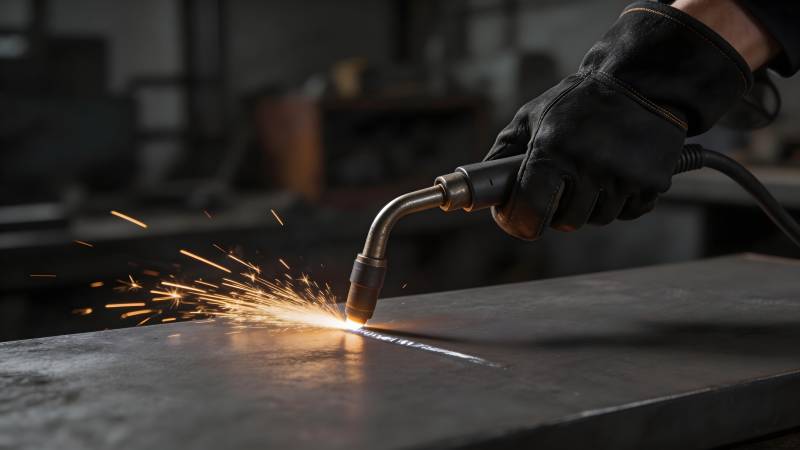 焊接作业中图片