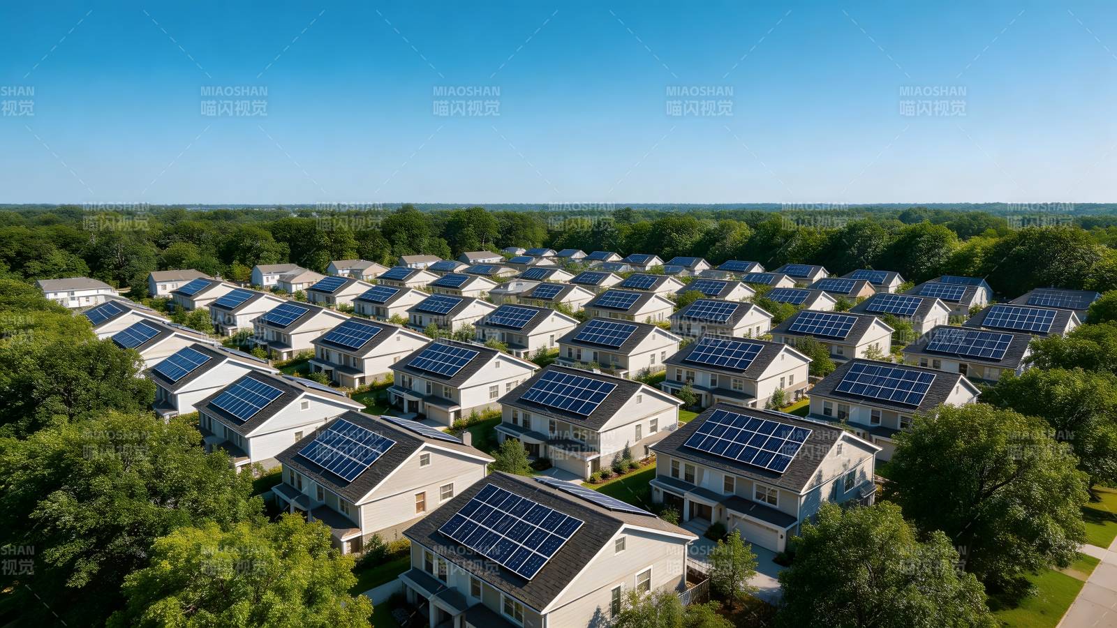 太阳能住宅区图片