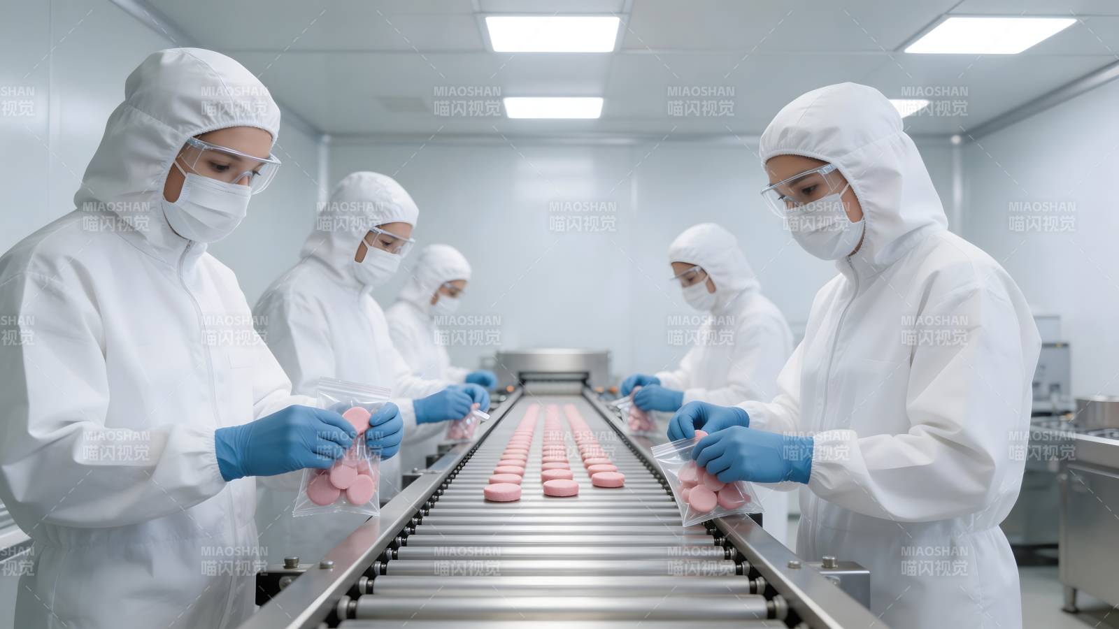 洁净车间生产场景图片