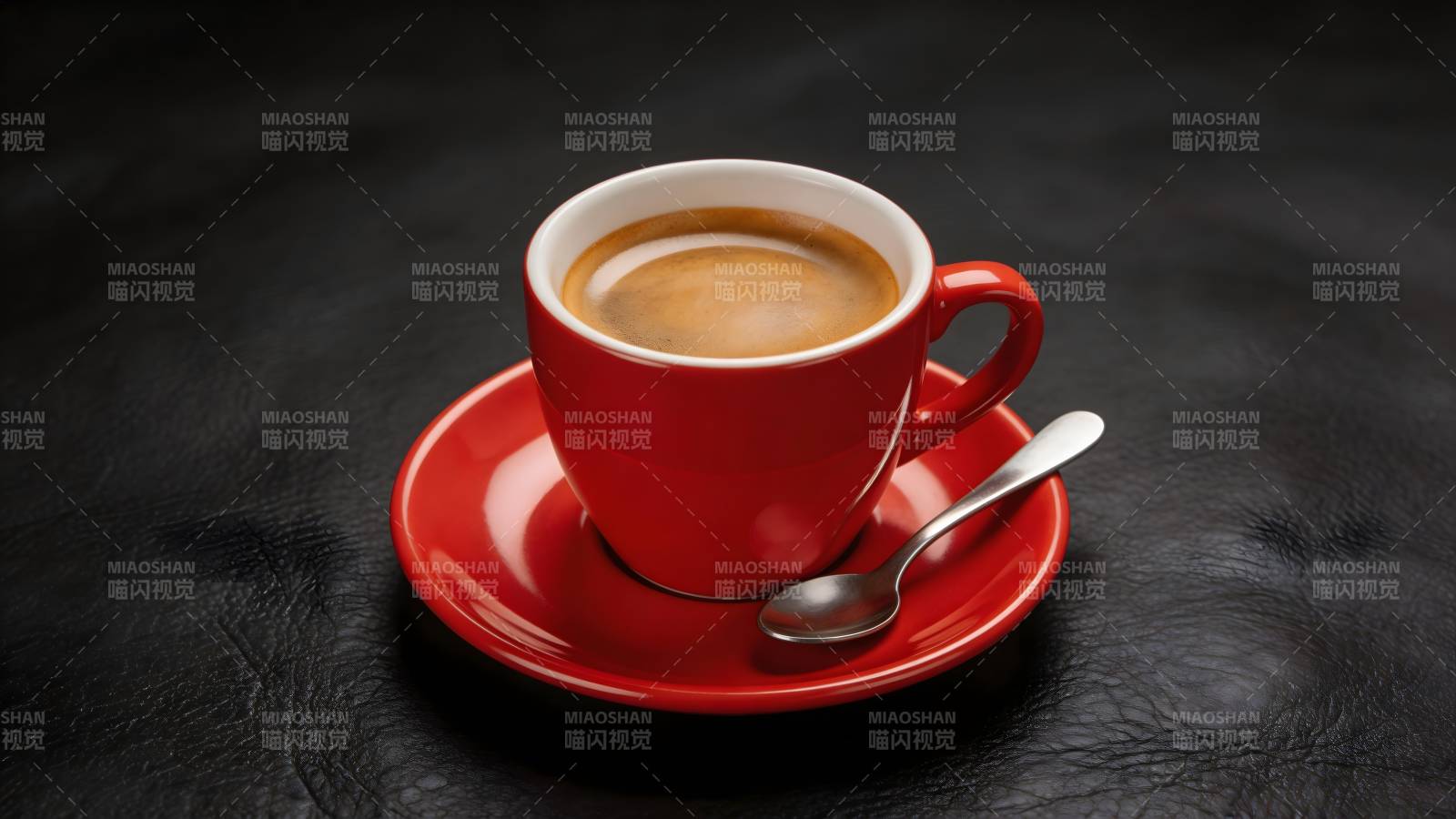 红杯咖啡静享时光图片