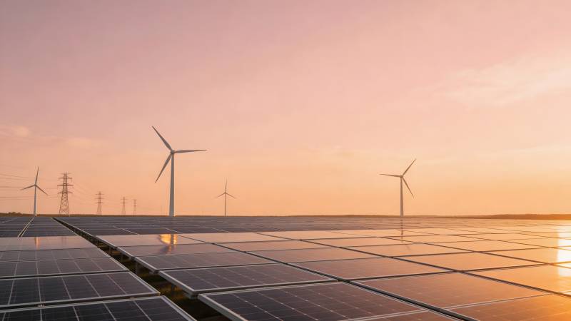 风光互补发电场图片