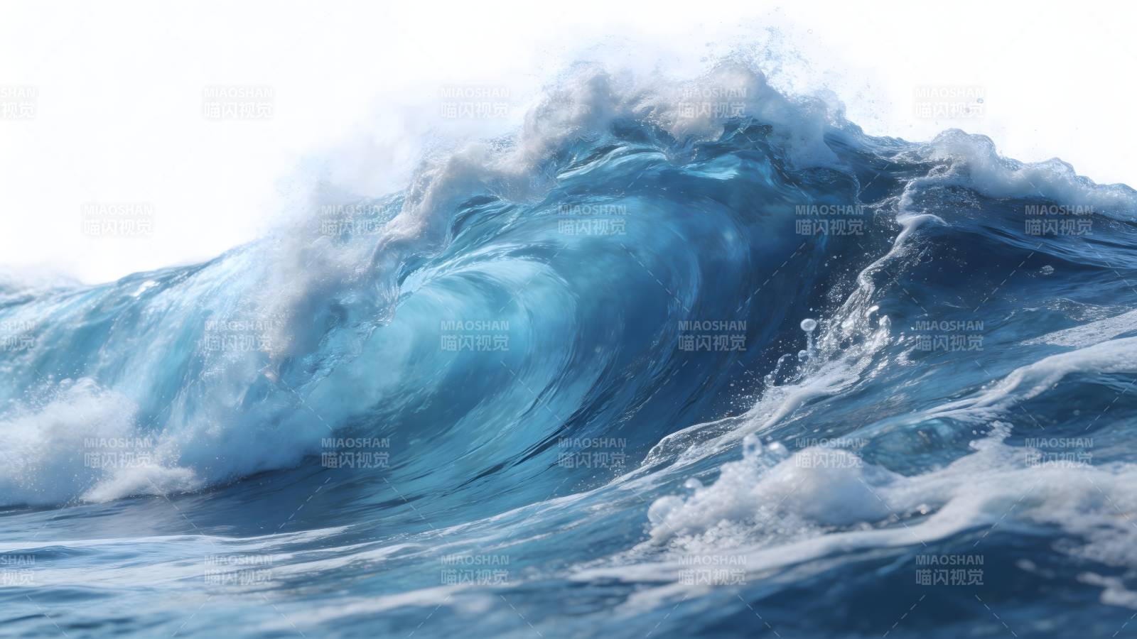巨浪翻滚 蔚蓝壮阔图片