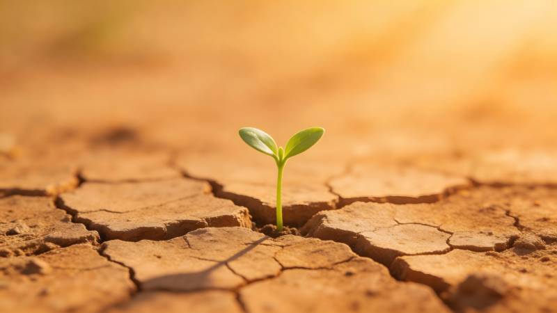 希望之苗破土而出图片