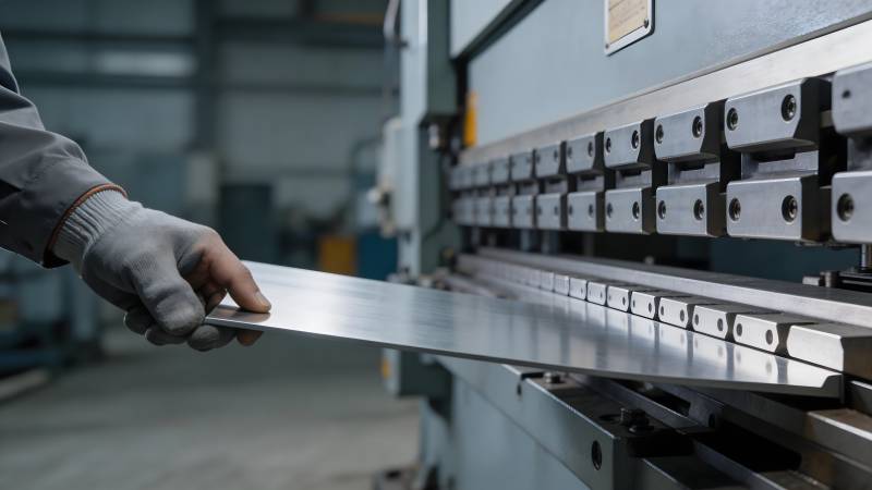 金属折弯作业图片