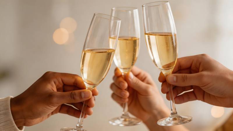 举杯共庆时刻图片