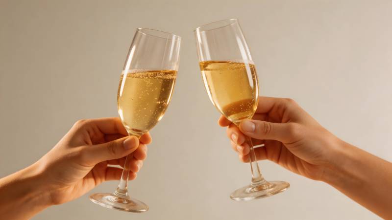 举杯共庆时刻图片