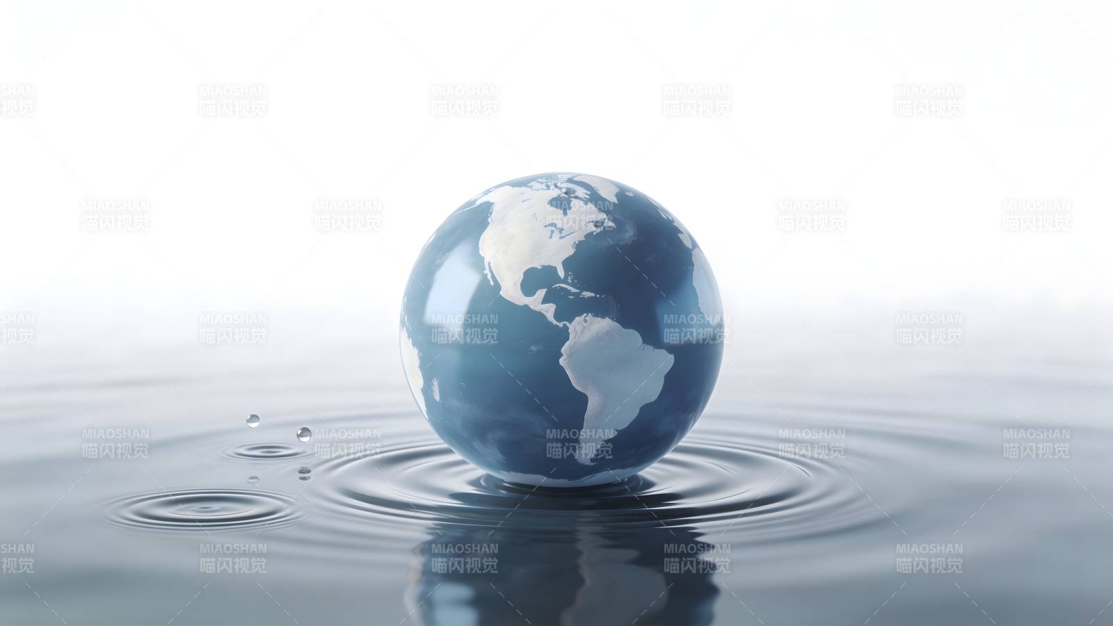 地球浮于水面图片