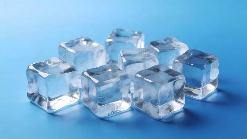 晶莹冰块 清凉一夏图片