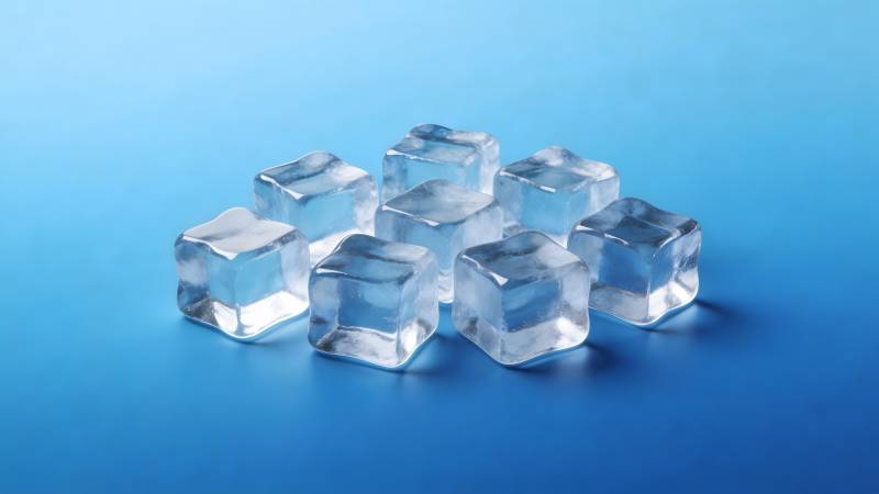 晶莹冰块 清凉一夏图片