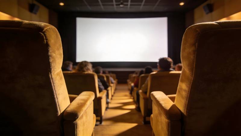 影院观影场景图片