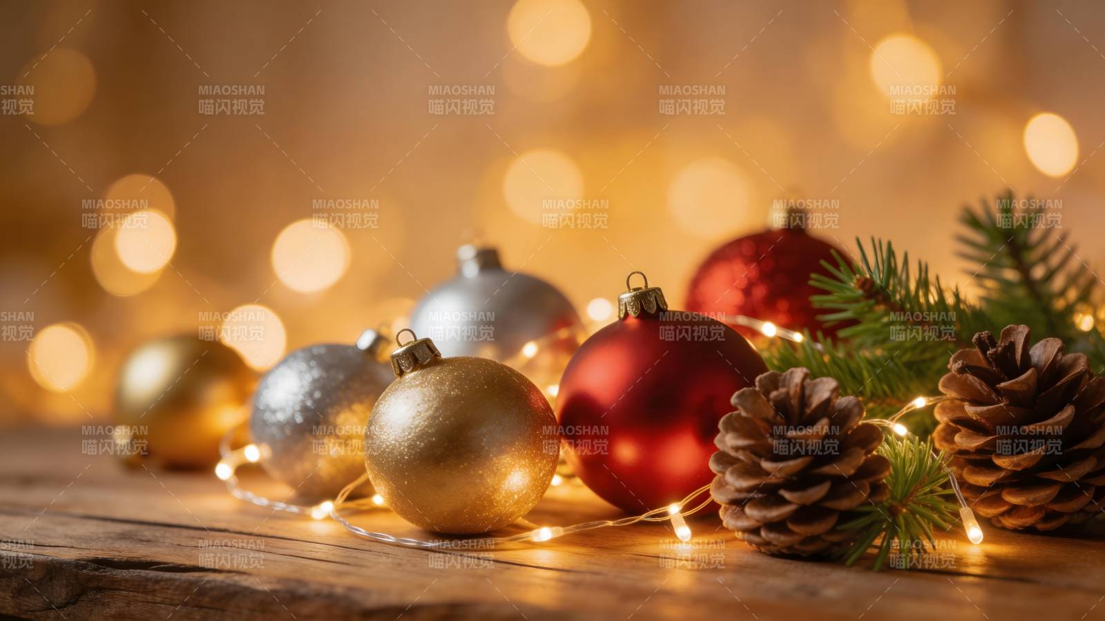 圣诞装饰温馨夜图片