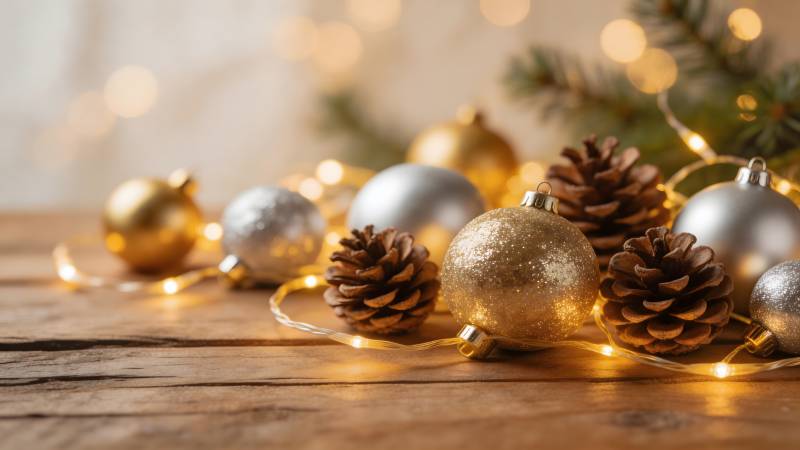 圣诞装饰温馨布置图片