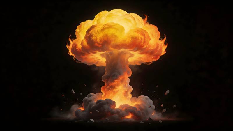 核爆瞬间图片
