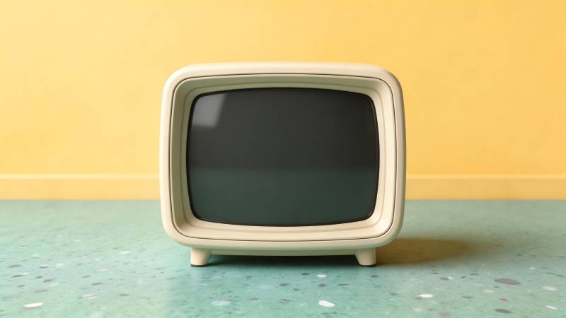 复古小电视图片