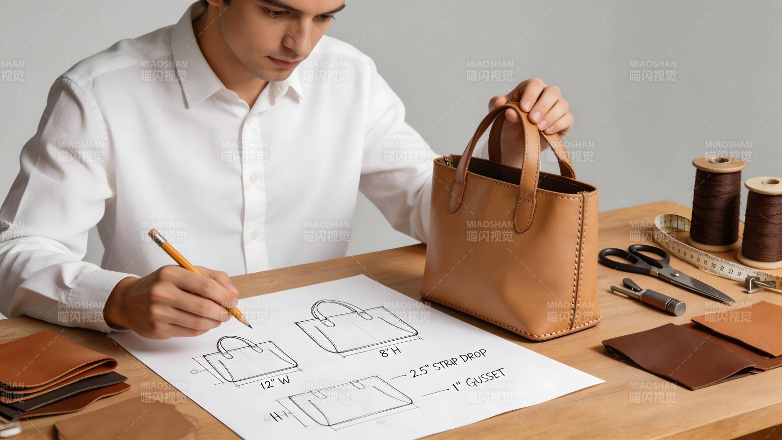 手工皮具设计制作图片