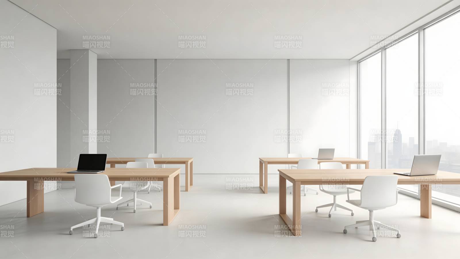 现代简约办公室图片