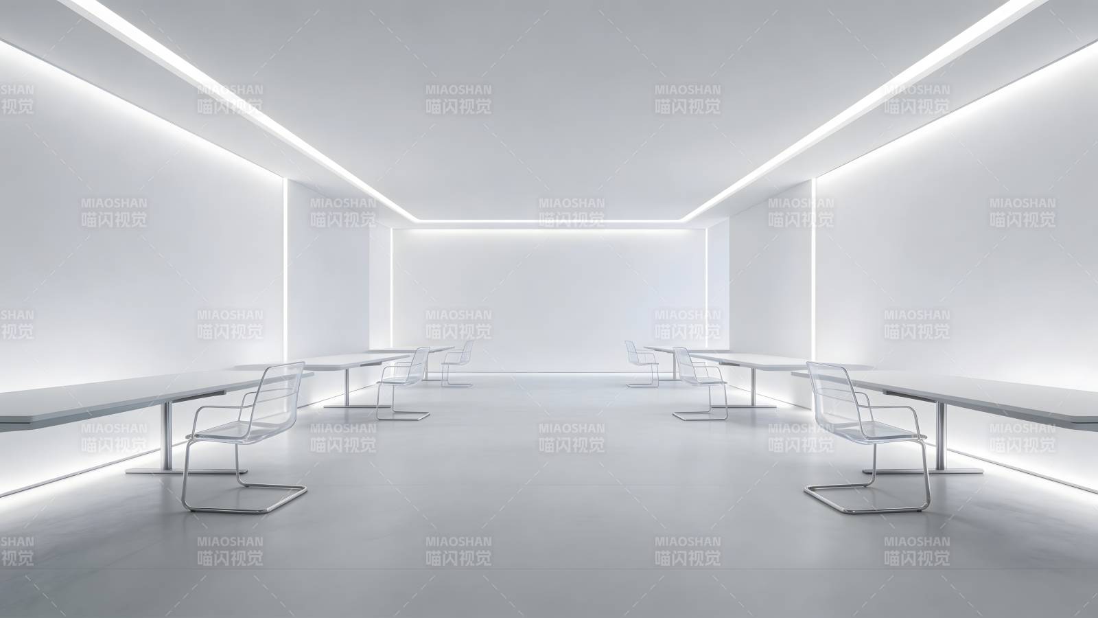 极简未来会议室图片