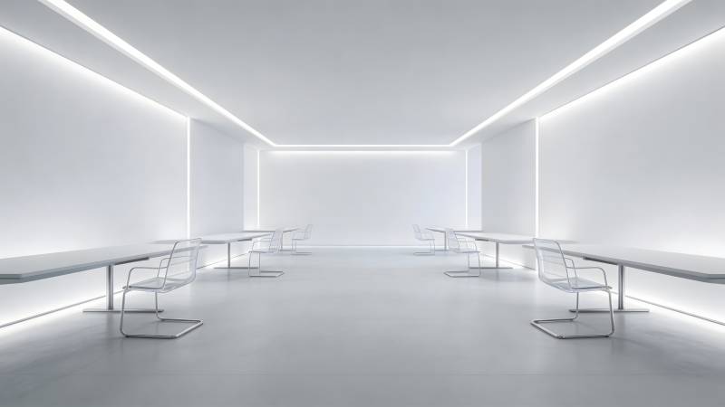 极简未来会议室图片