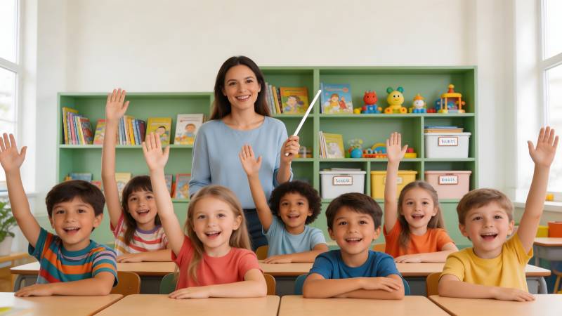 课堂上的快乐时光图片