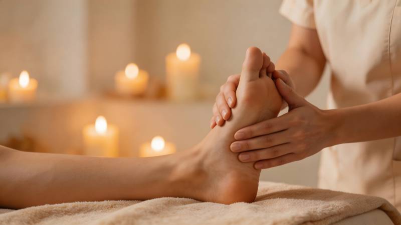 足部按摩放松时刻图片