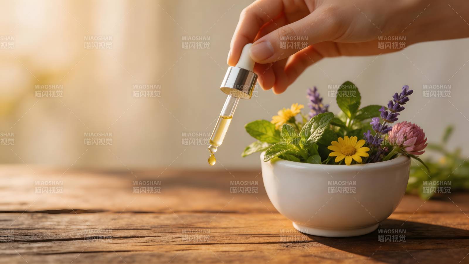 滴油养花 自然之美图片